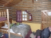 Our bed in the cabin