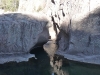 The river heading to the falls