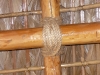 More detail of the ceiling... rope, wood and palm leaves
