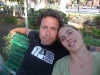 Happy us in the El Fuerte plaza