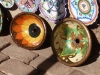 Beautifuly decorated copper sinks