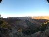 The fisheye view from our campsite