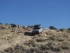 Leaving a campsite