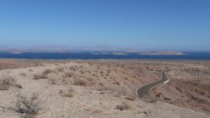 Our first view of the Sea of Cortez and Bahia de los Angeles